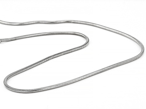 Pre-Owned Stainless Steel Snake 18" Necklace