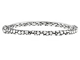 Pre-Owned Sterling Silver Watermark Bangle Bracelet
