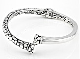 Pre-Owned Sterling Silver Watermark Bangle Bracelet