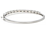 Pre-Owned Multi Color Opal Rhodium Over Sterling Silver Bracelet 2.81ctw