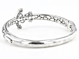 Pre-Owned Silver "Anchor To My Soul" Watermark Bangle Bracelet