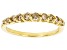 Pre-Owned Champagne Diamond 10k Yellow Gold Band Ring 0.50ctw