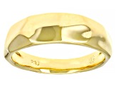 Pre-Owned 18k Yellow Gold Over Bronze Rings Set of 3