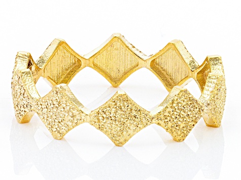 Pre-Owned 14K Yellow Gold Marquise Satin Finish Band Ring