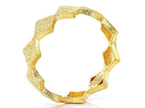 Pre-Owned 14K Yellow Gold Marquise Satin Finish Band Ring
