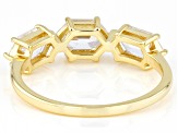 Pre-Owned White Cubic Zirconia 18k Yellow Gold Over Sterling Silver Ring 2.87ctw