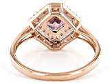 Pre-Owned Color Shift Masasi Garnet 10k Rose Gold Ring 0.81ctw