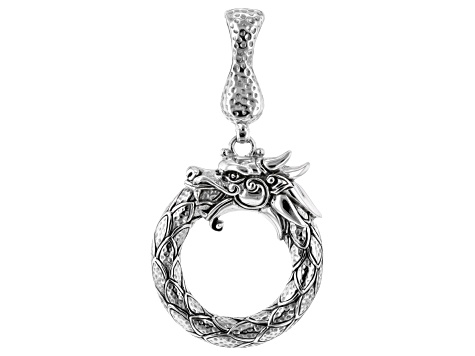 Pre-Owned Silver "You Love the Best and Worst in Me" Enhancer Pendant