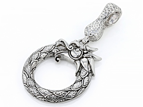 Pre-Owned Silver "You Love the Best and Worst in Me" Enhancer Pendant