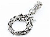 Pre-Owned Silver "You Love the Best and Worst in Me" Enhancer Pendant