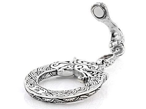 Pre-Owned Silver "You Love the Best and Worst in Me" Enhancer Pendant