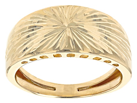 Pre-Owned 10k Yellow Gold Starburst Ring