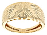Pre-Owned 10k Yellow Gold Starburst Ring