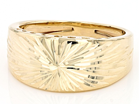 Pre-Owned 10k Yellow Gold Starburst Ring