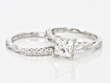Pre-Owned Moissanite Ring Platineve® 1.85ctw DEW