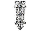 Pre-Owned Blue Sapphire Sterling Silver Pendant .03ctw