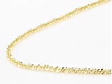 Pre-Owned 10k Yellow Gold Criss-Cross Link Chain