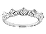 Pre-Owned Moissanite platineve and 14k yellow gold over silver  set of 3 rings 1.50ctw DEW