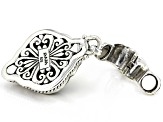 Pre-Owned Green Opal Silver Enhancer Pendant