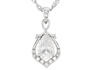 Picture of Pre-Owned Moissanite Platineve Pendant 1.59ctw DEW