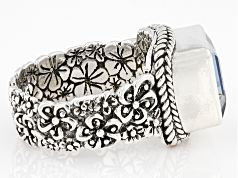 Pre-Owned Sparkling Rave™ Quartz Silver Ring 4.25ct