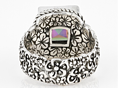 Pre-Owned Sparkling Rave™ Quartz Silver Ring 4.25ct