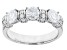 Pre-Owned Moissanite Platineve Band Ring 1.82ctw DEW.