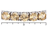 Pre-Owned Golden Hessonite Sterling Silver Sliding Adjustable Bracelet 4.78ctw