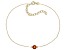 Pre-Owned Orange Madeira Citrine 10k Yellow Gold Bracelet .40ct