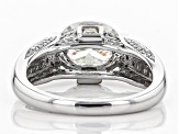 Pre-Owned Moissanite Platineve Ring 2.82ctw D.E.W