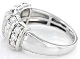 Pre-Owned Moissanite Platineve Ring 1.17ctw DEW