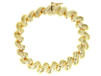 Picture of Pre-Owned Moda Al Massimo® 18k Yellow Gold Over Bronze San Marco Bracelet