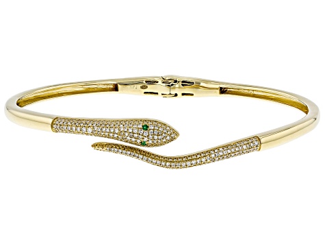 Snake Bracelet Gold, Vintage Gemstones Nadine Krakov Collection