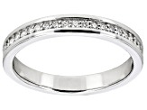 Pre-Owned Moissanite Platineve Eternity Band Ring .45ctw DEW.