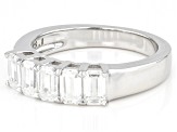 Pre-Owned Moissanite Platineve Ring 1.35ctw DEW.