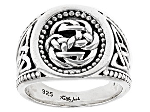Pre-Owned Keith Jack™ Sterling Silver Path Of Life Large Ring