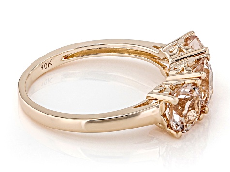 Pre-Owned Pink Morganite 10k Rose Gold Ring 1.84ctw