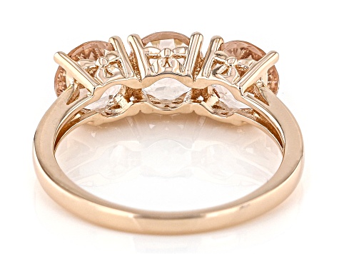 Pre-Owned Pink Morganite 10k Rose Gold Ring 1.84ctw