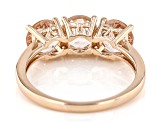 Pre-Owned Pink Morganite 10k Rose Gold Ring 1.84ctw