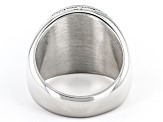 Pre-Owned Stainless Steel Tree of Life Center Design Ring