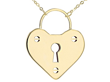 Picture of Pre-Owned 14k Yellow Gold Heartlock Necklace