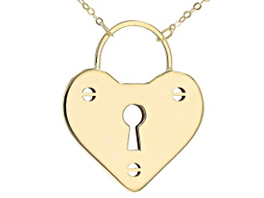 Pre-Owned 14k Yellow Gold Heartlock Necklace