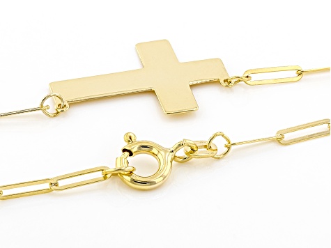 Gold Paperclip Bracelet With 2.35ctw Diamonds