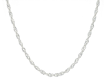 Picture of Pre-Owned Sterling Silver Singapore Link 18 Inch Chain