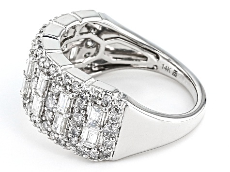 Pre-Owned White Diamond 14k White Gold Band Ring 1.50ctw