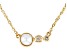 Pre-Owned White Cultured Freshwater Pearl & White Diamond 14k Yellow Gold June Birthstone Bar Neckla