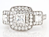 Pre-Owned Moissanite Platineve Ring 1.96ctw DEW.