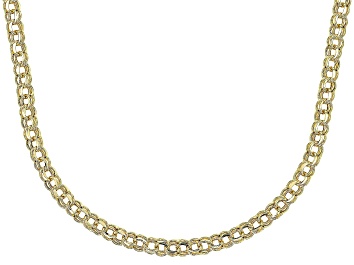 Picture of Pre-Owned 14k Yellow Gold Diamond-Cut Garibaldi Link 18 Inch Chain