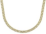 Pre-Owned 14k Yellow Gold Diamond-Cut Garibaldi Link 18 Inch Chain