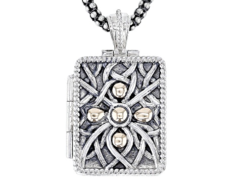 Diamond Splendor Crystal & Diamond Accent Sterling Silver Lock